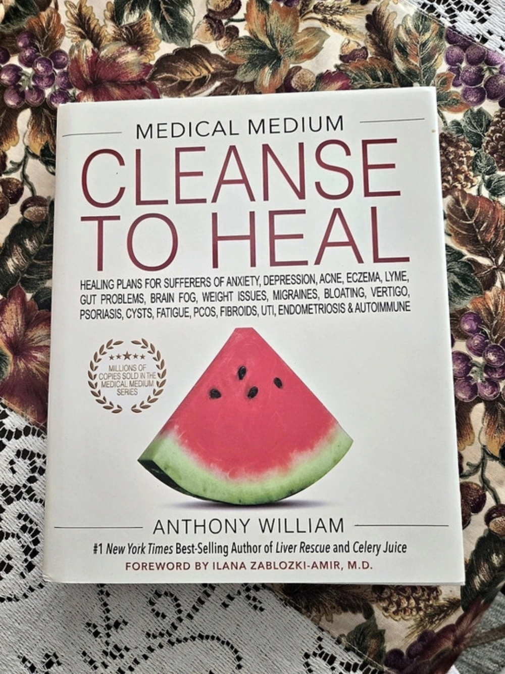 Hay House Medical Medium Cleanse to Heal by Anthony William Book